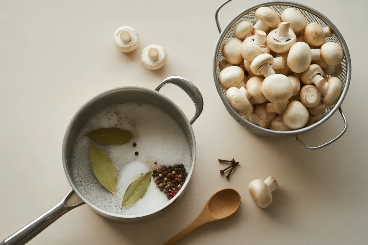 Гриби мариновані шампіньйони: класичний рецепт закуски