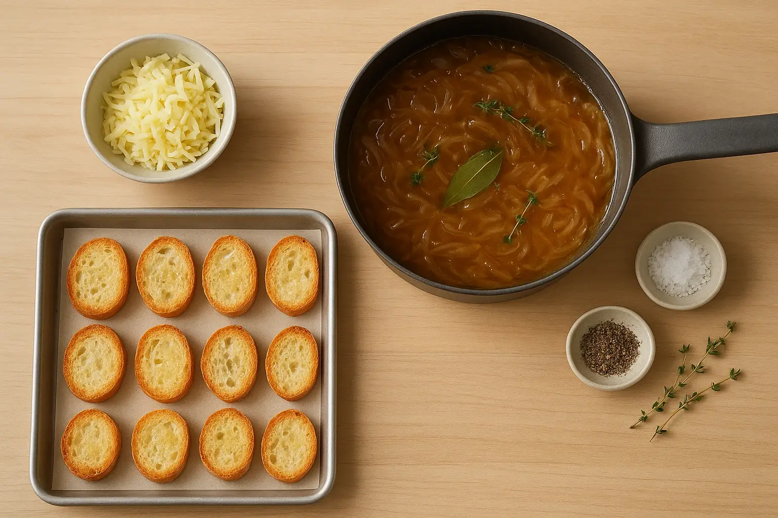 Цибулевий суп: класичний рецепт