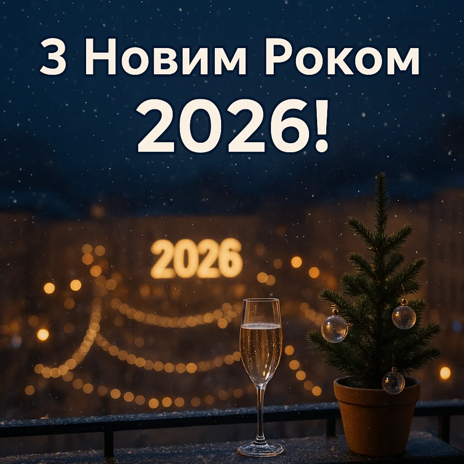 Привітання з новим роком 2026