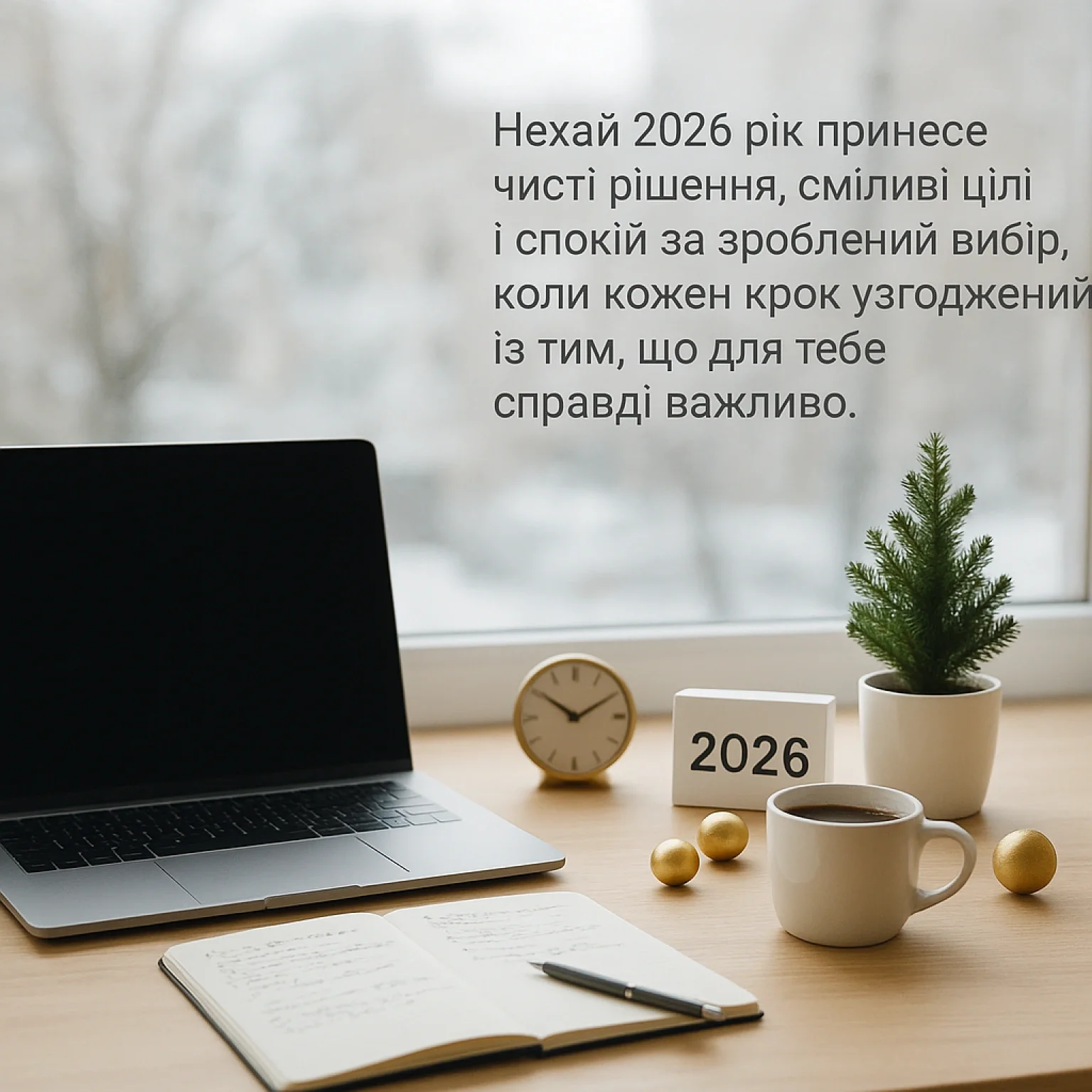 Привітання з новим роком 2026