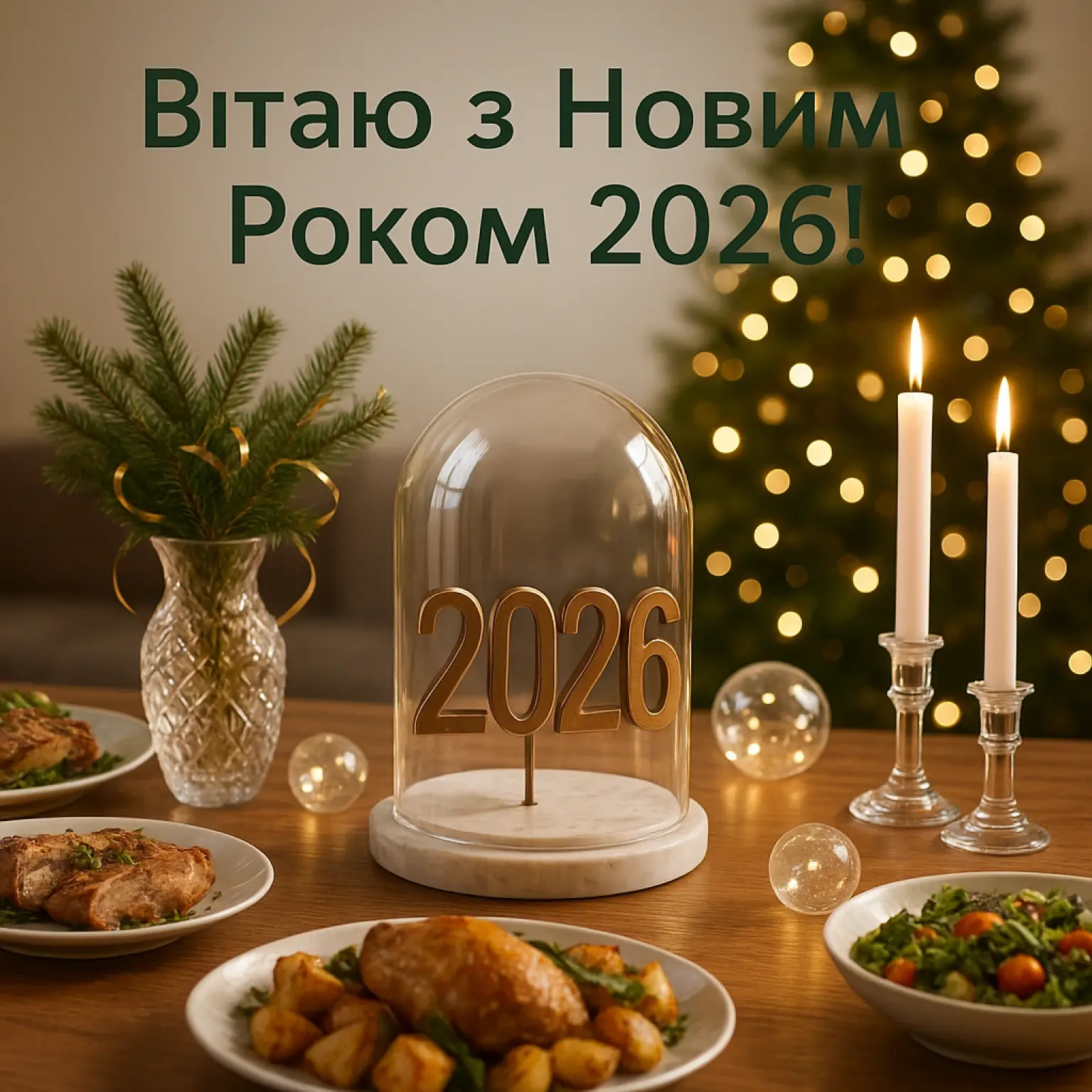 Привітання з новим роком 2026