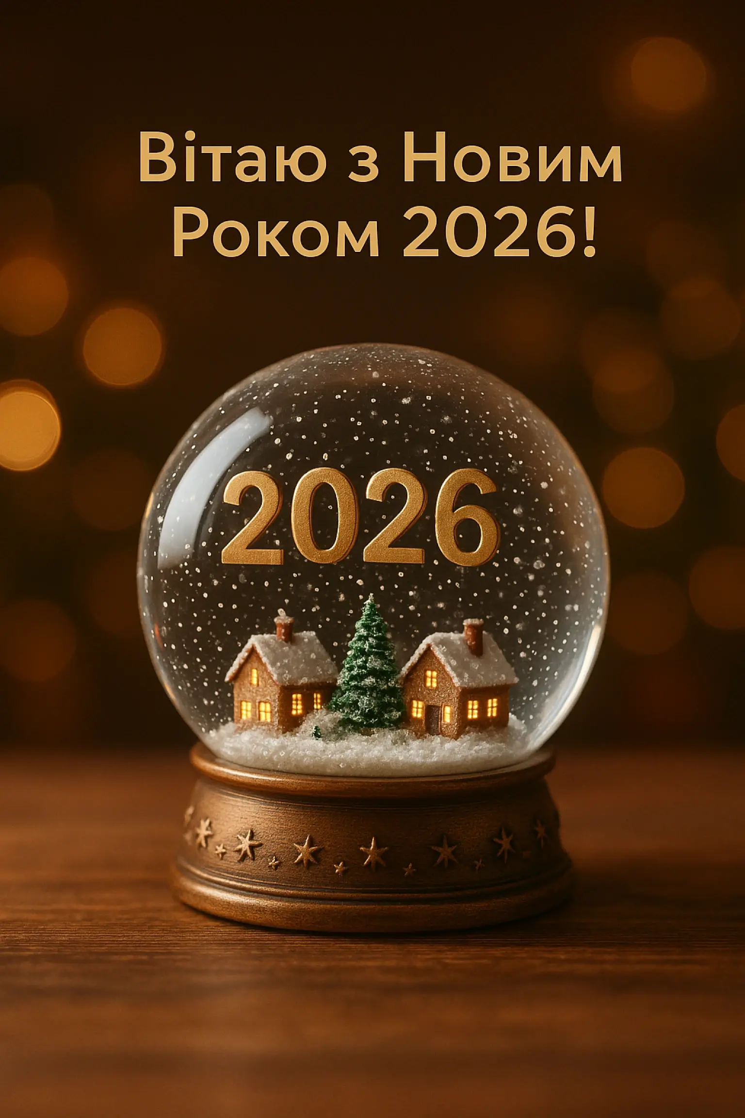 Привітання з новим роком 2026