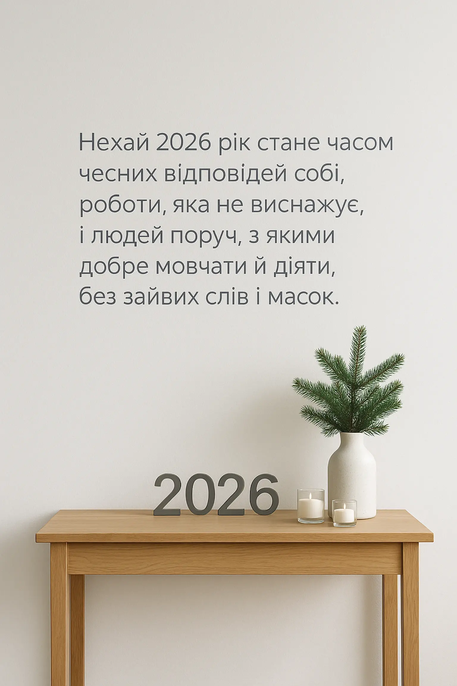 Привітання з новим роком 2026