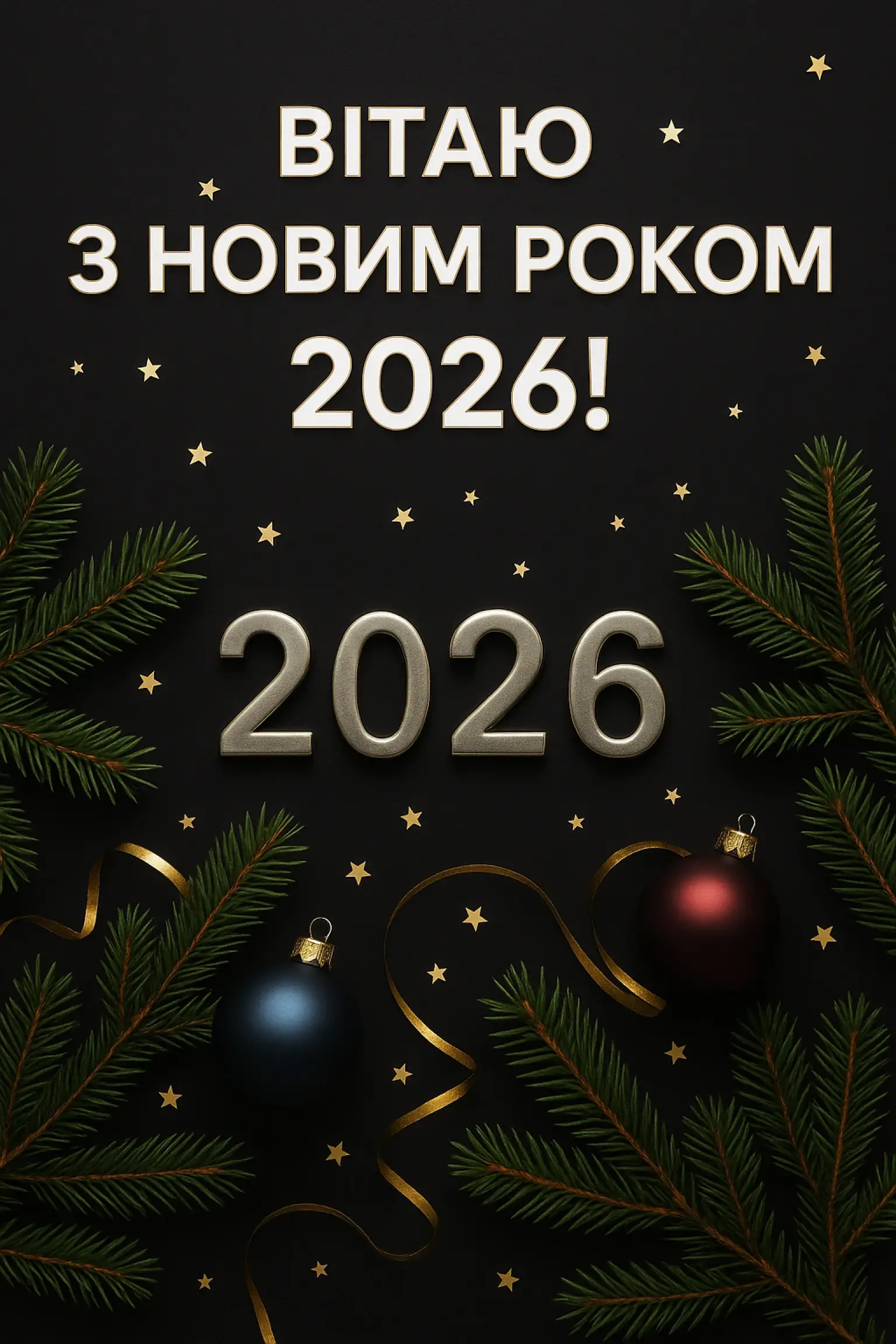 Привітання з новим роком 2026