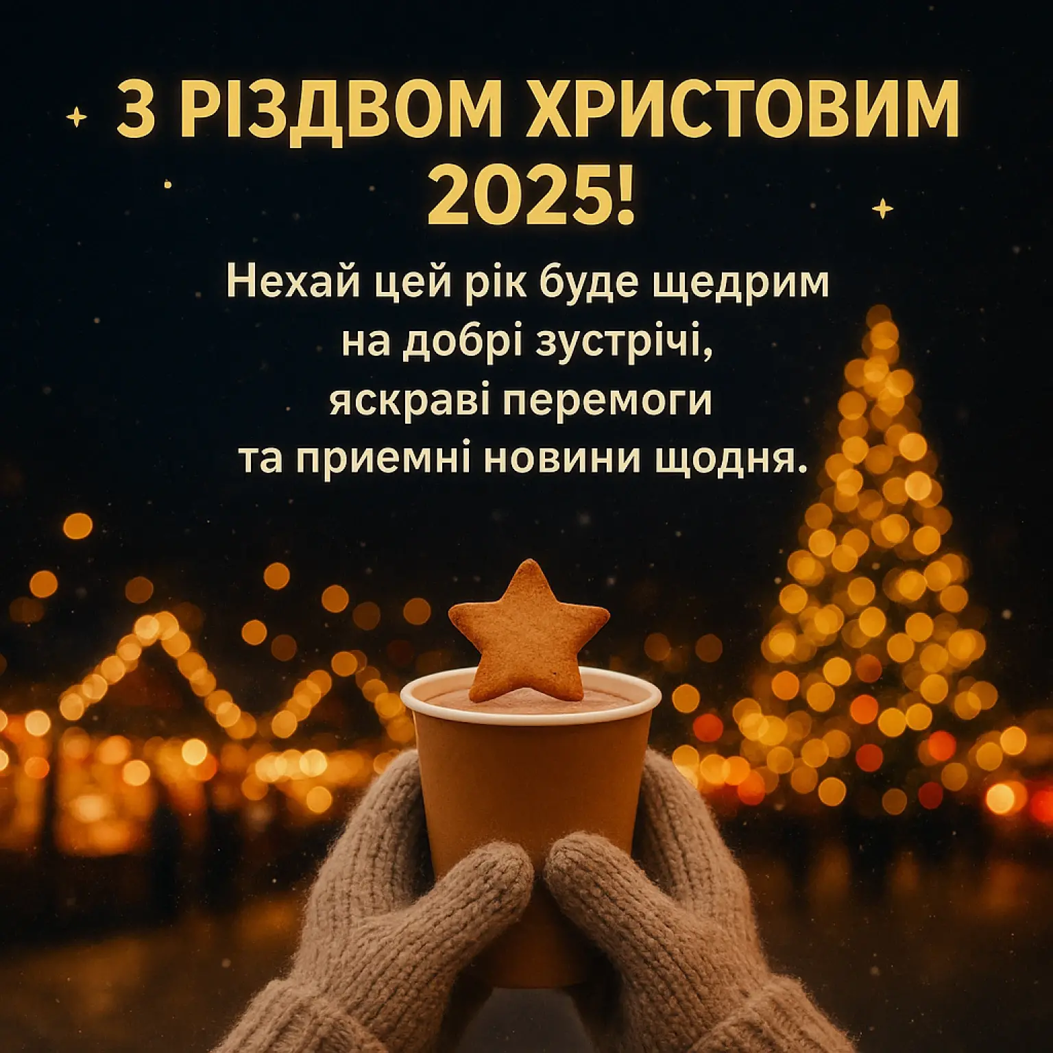 Привітання з Різдвом 2025