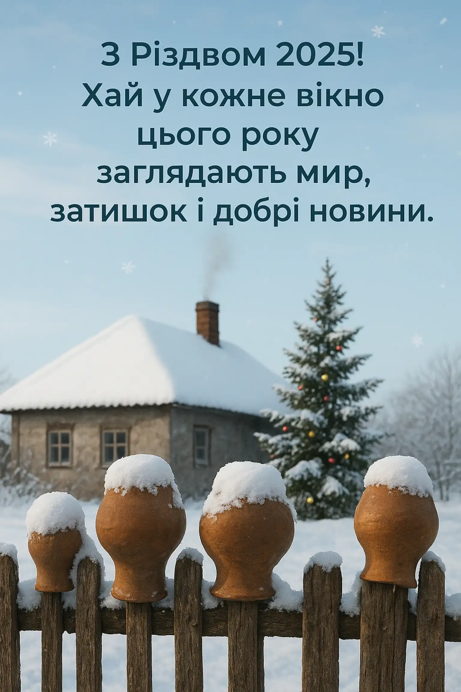 Привітання з Різдвом 2025