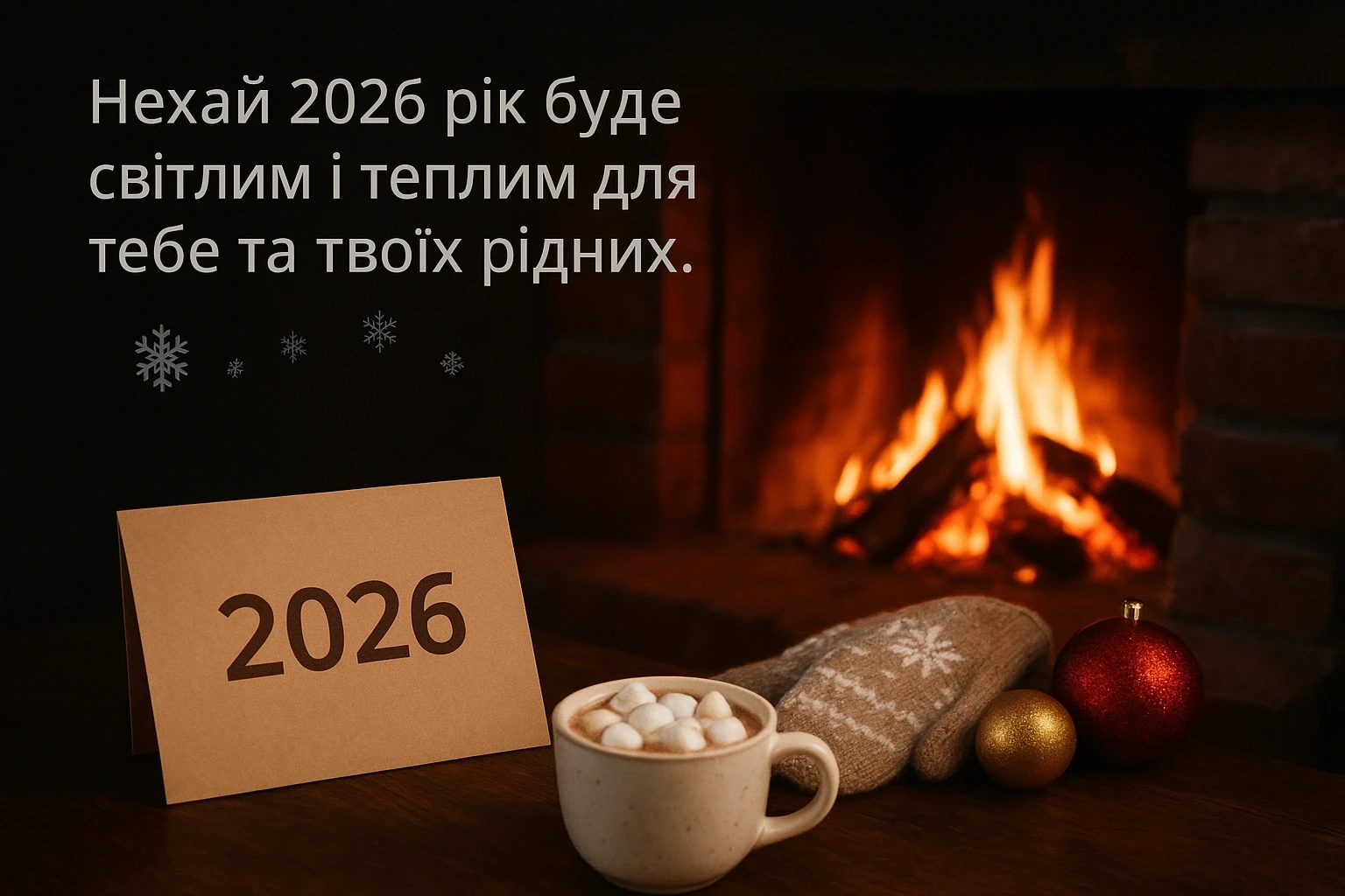 Привітання з прийдешнім новим роком 2026: коли свято вже близько