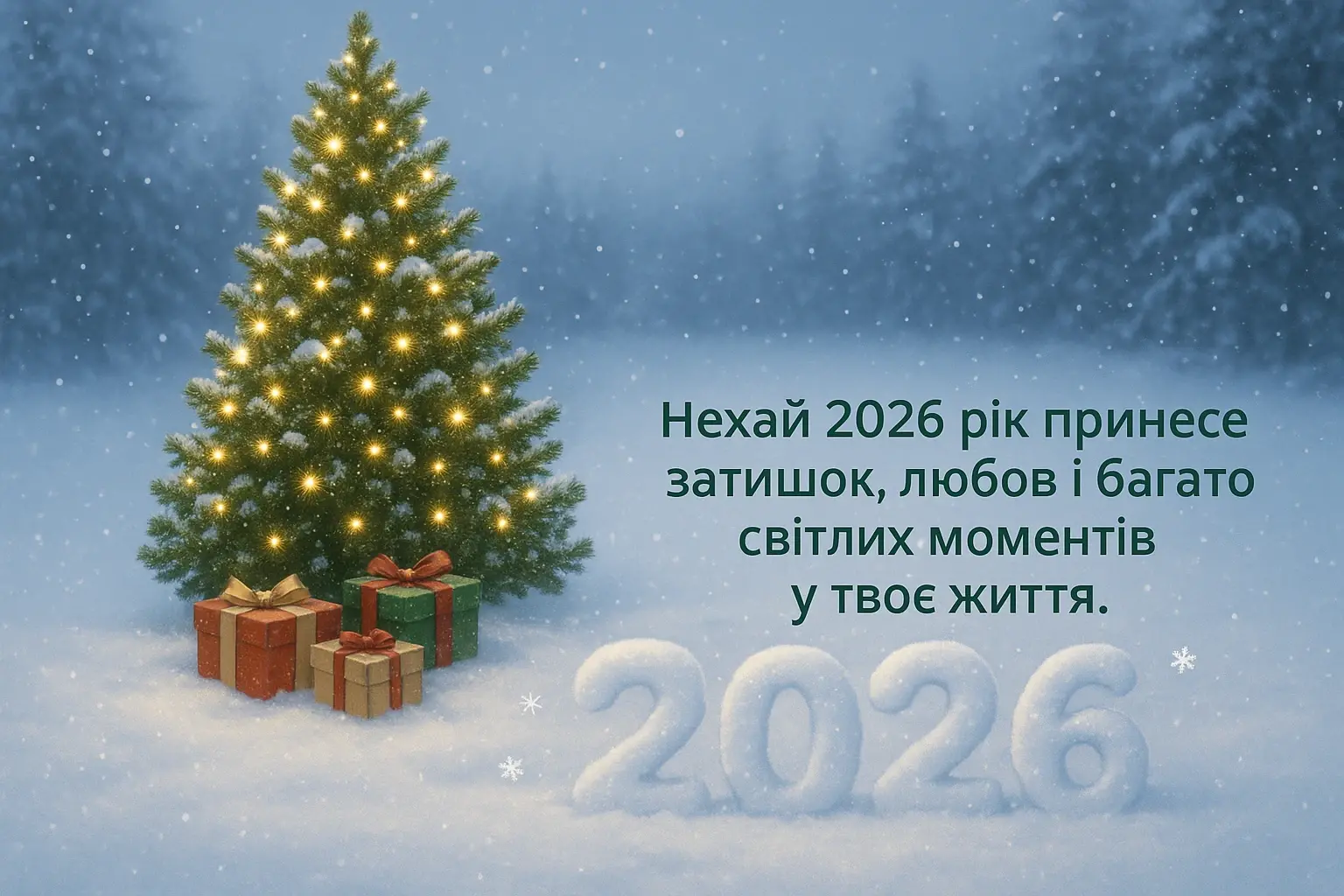 Привітання з прийдешнім новим роком 2026: коли свято вже близько