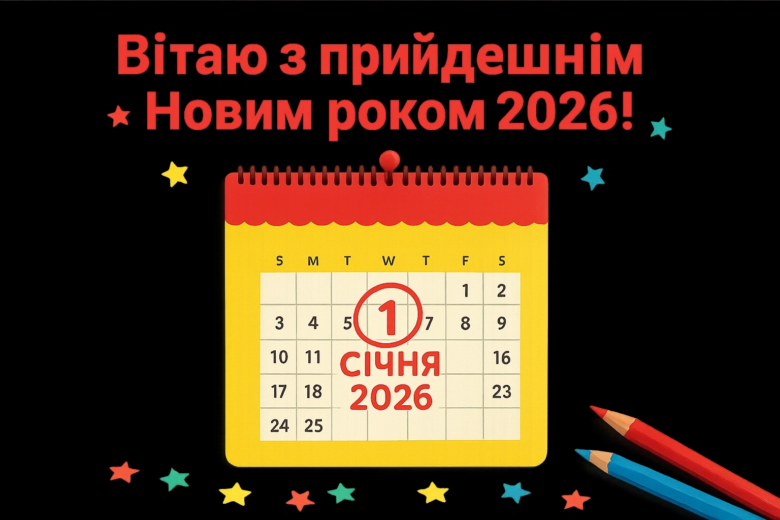 Привітання з прийдешнім новим роком 2026: коли свято вже близько