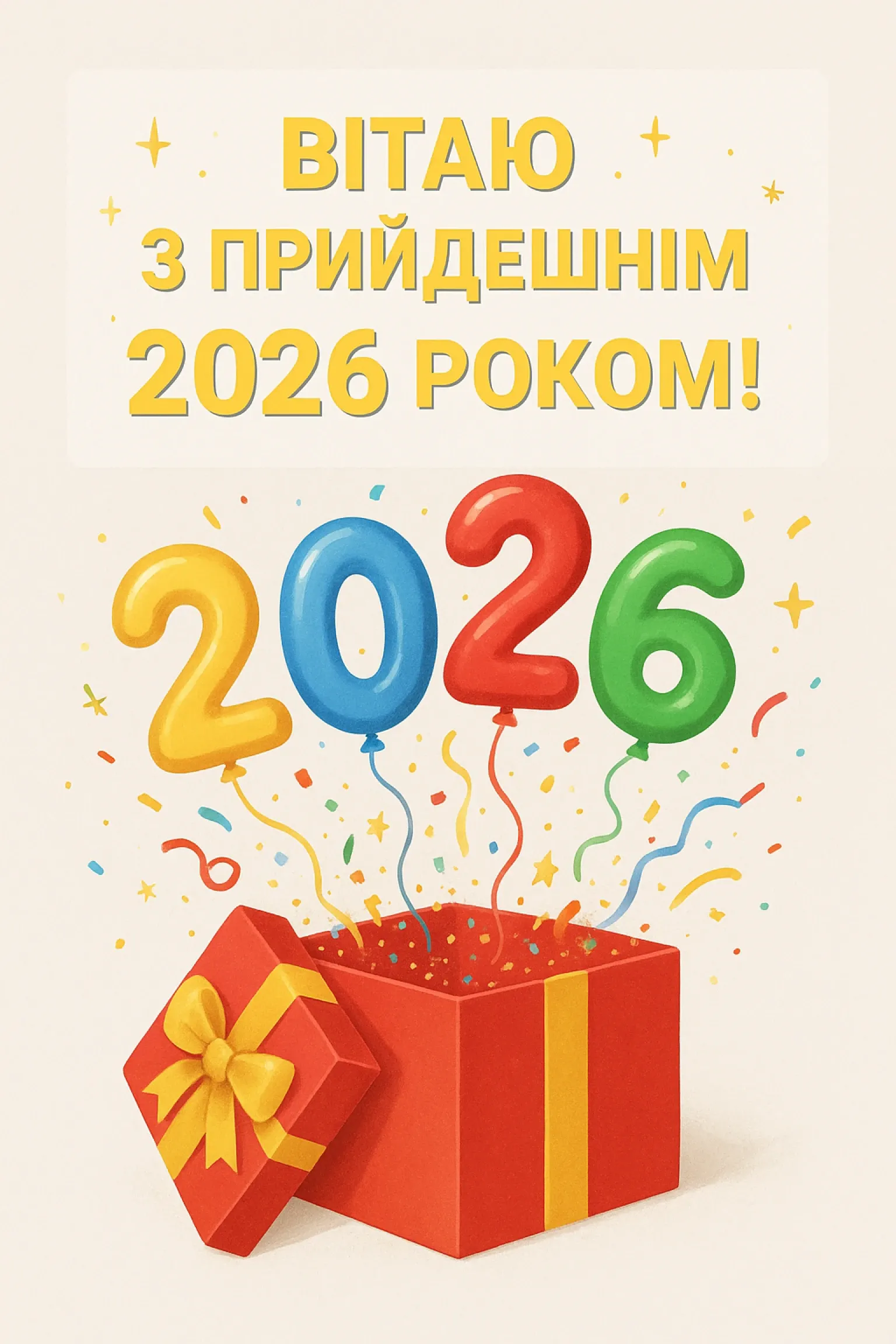 Привітання з прийдешнім новим роком 2026: коли свято вже близько