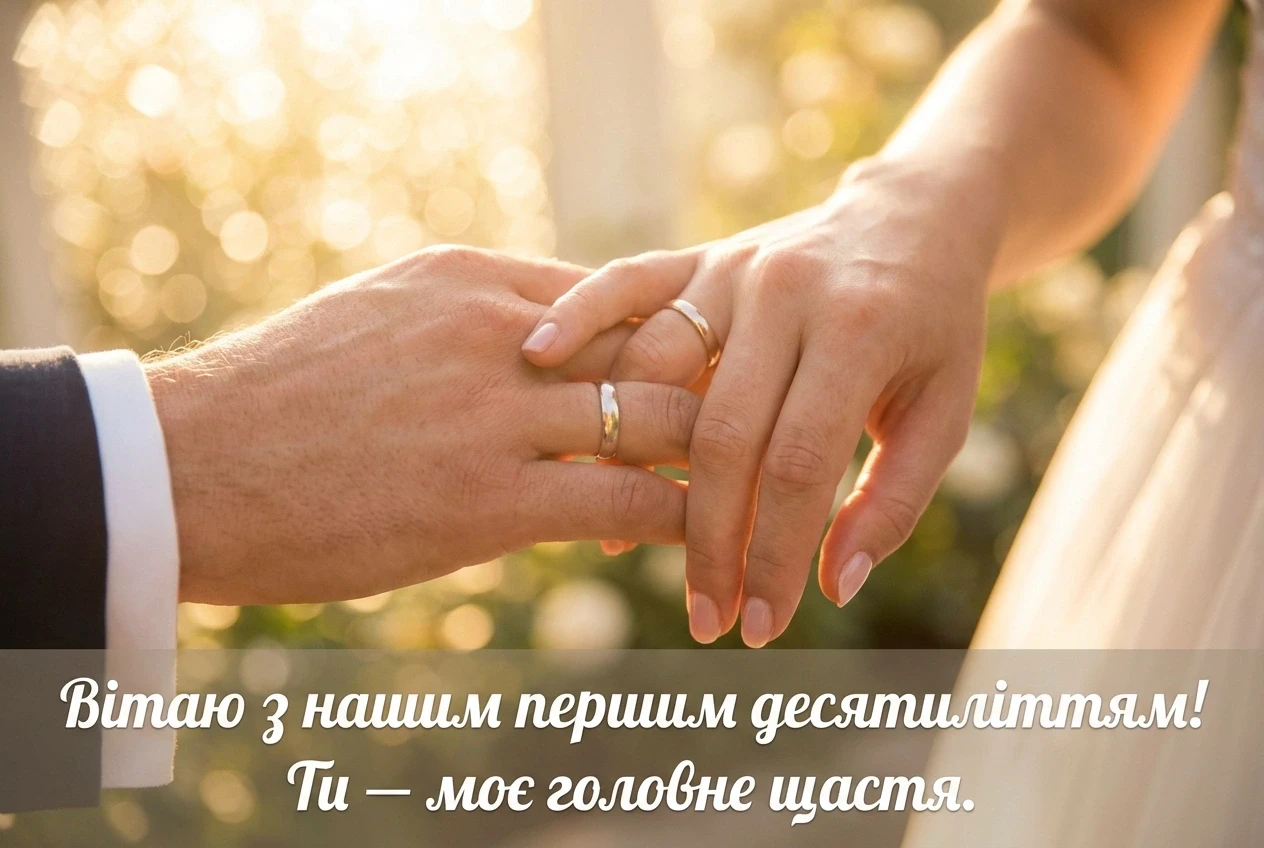 річниця весілля 10 років