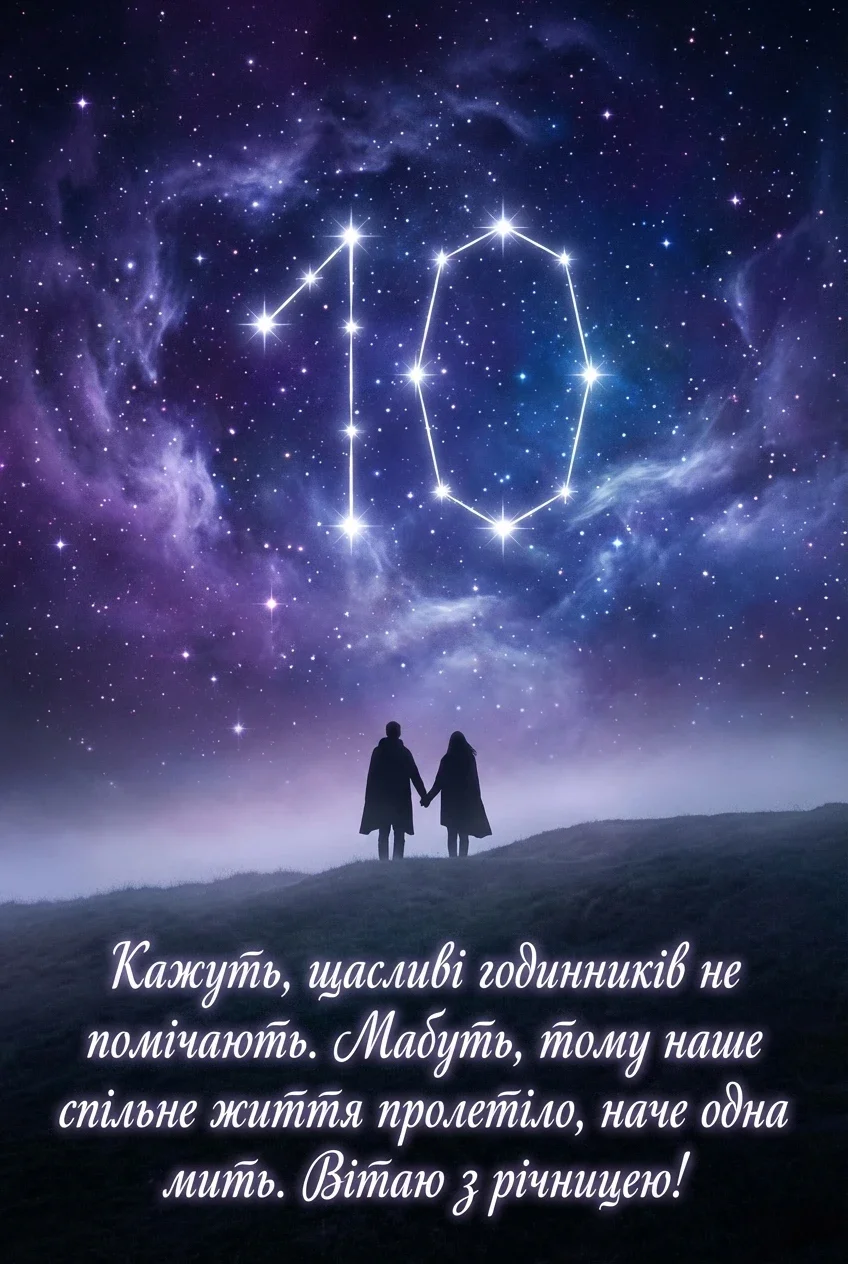 річниця весілля 10 років