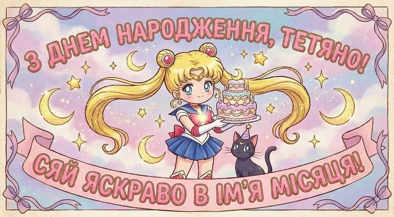 Привітання з днем народження для Тетяни
