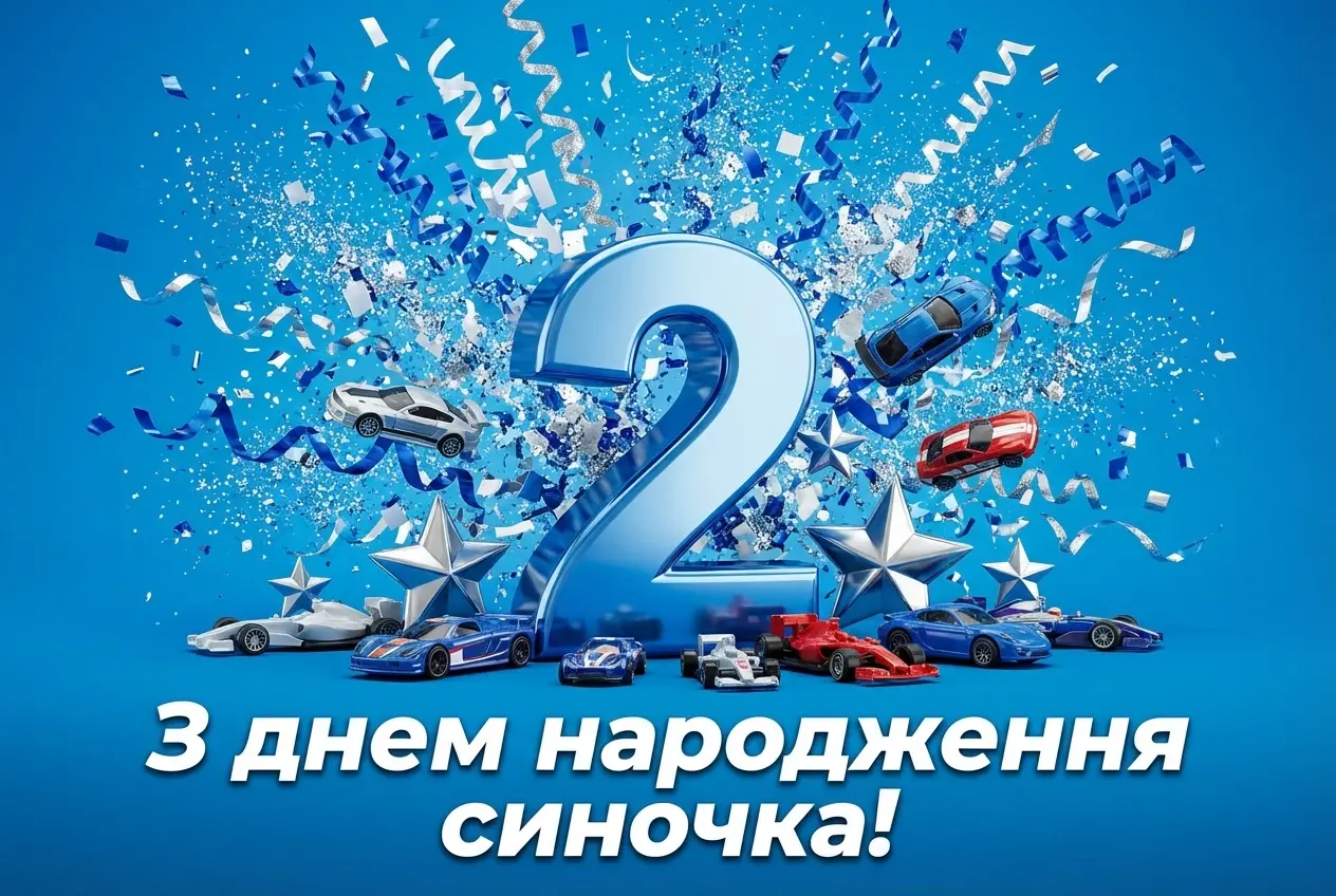 привітання з днем народження 2 роки хлопчику батькам