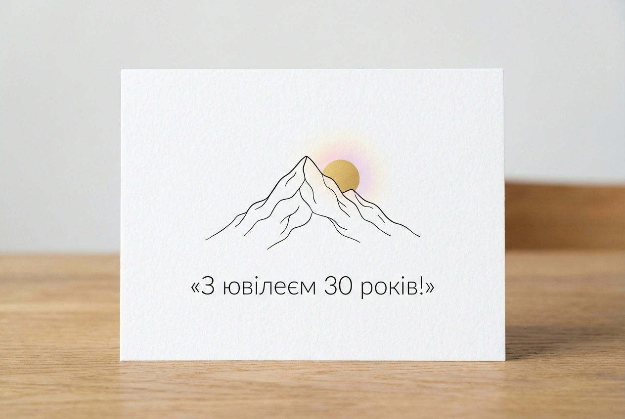 з ювілеєм 30 років сину