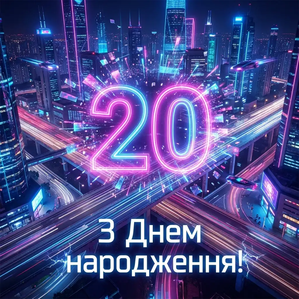 20 років з днем народження