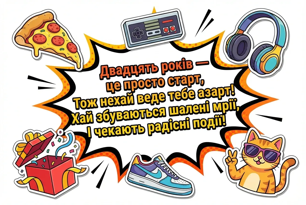20 років з днем народження