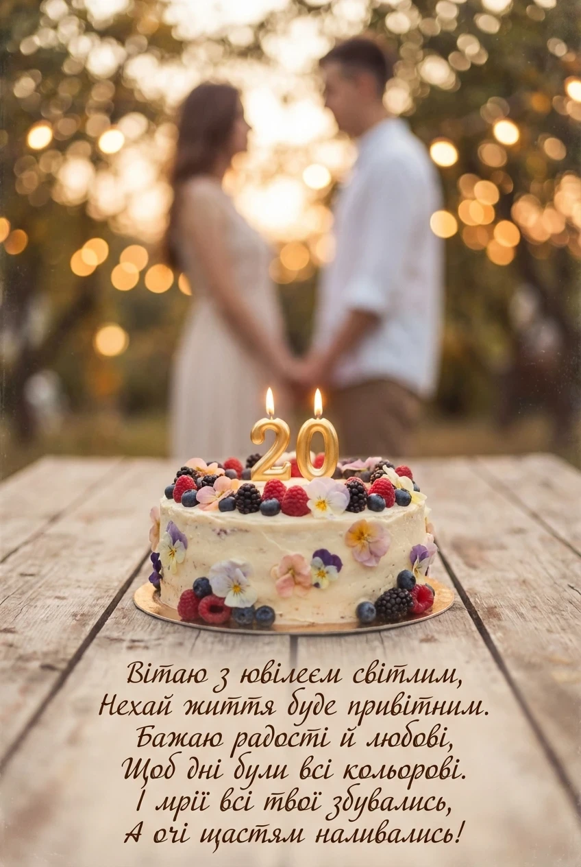 20 років з днем народження