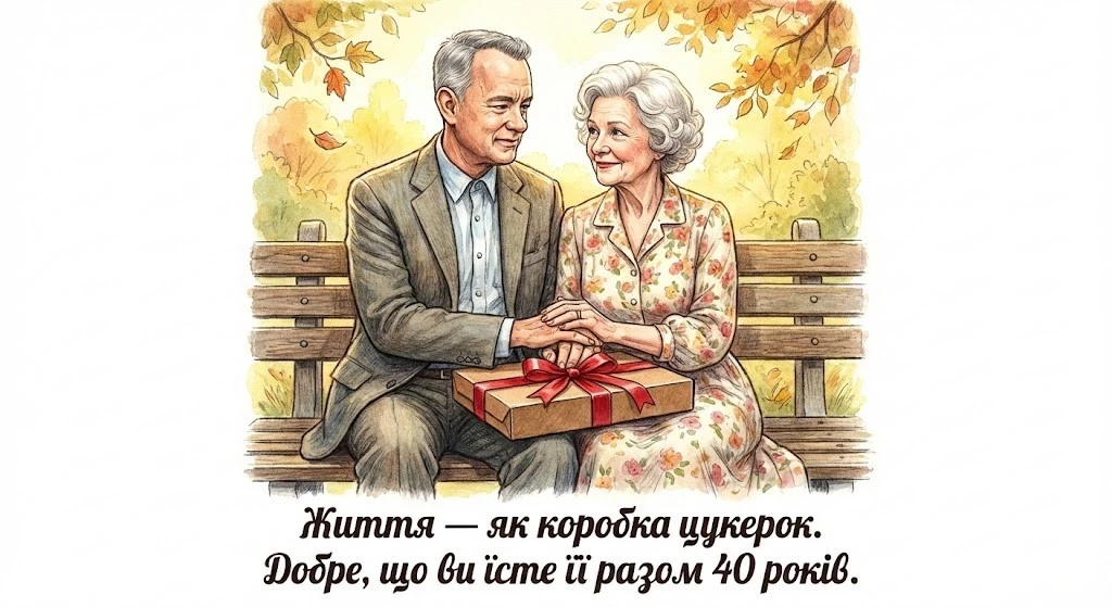 Рубінове весілля: як красиво привітати подружжя з 40-річчям