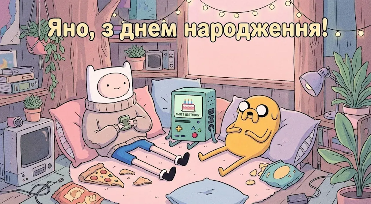 Картинки з днем народження для Яни