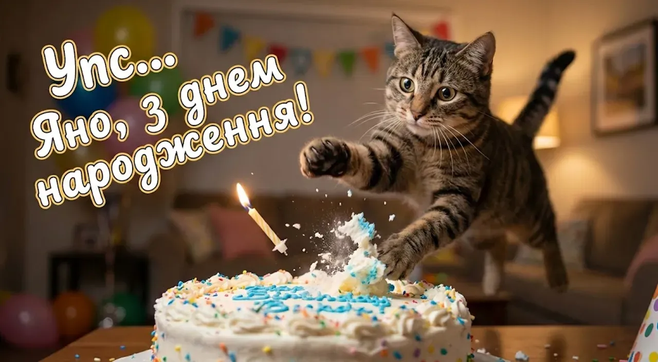 Картинки з днем народження для Яни