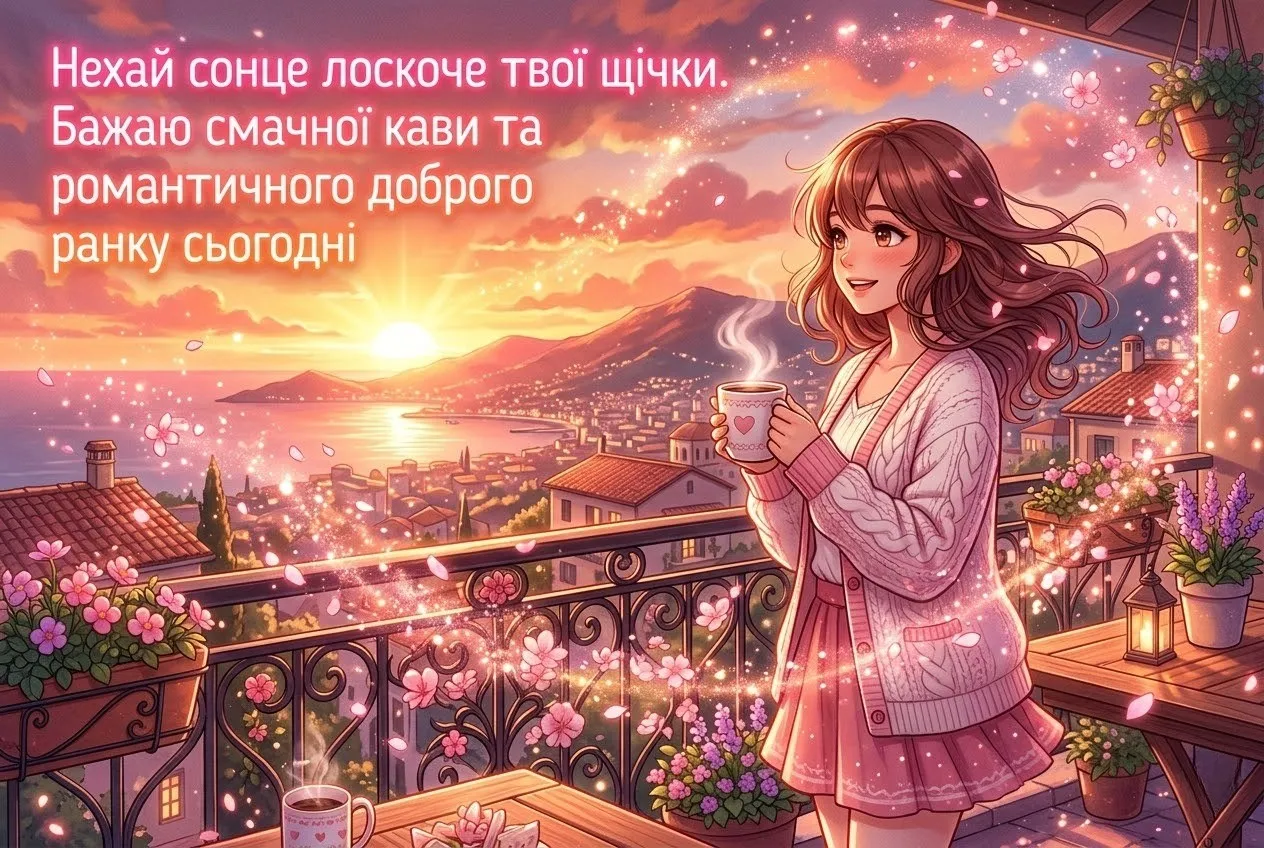 Романтичні побажання доброго ранку: найкращі картинки та ніжні слова для коханої людини