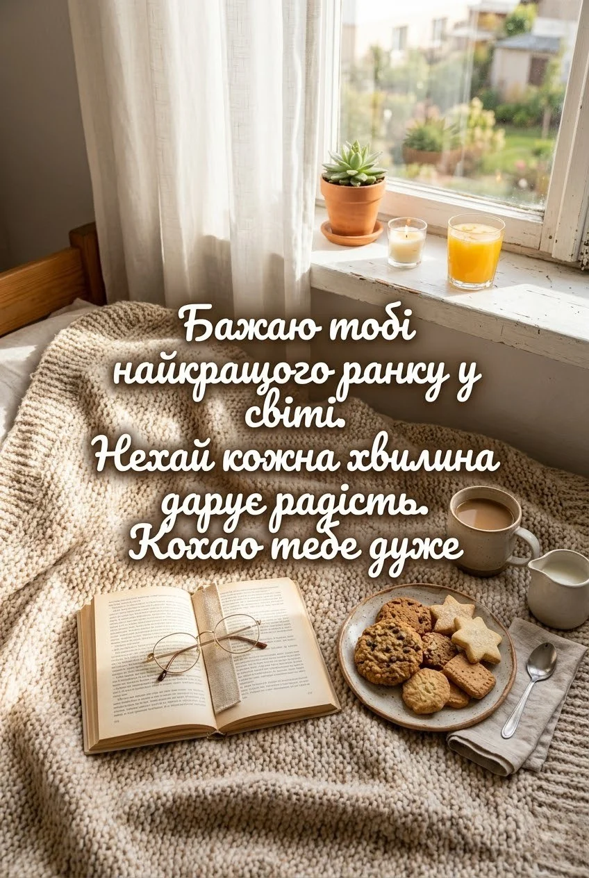 Доброго ранку, моя кохана: надихаючі картинки та ніжні листівки для коханої
