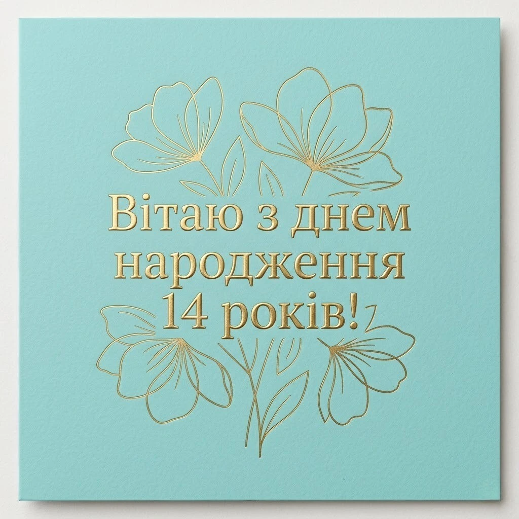 Привітання з днем народження дівчинці на 14 років: зворушливі та сучасні ідеї