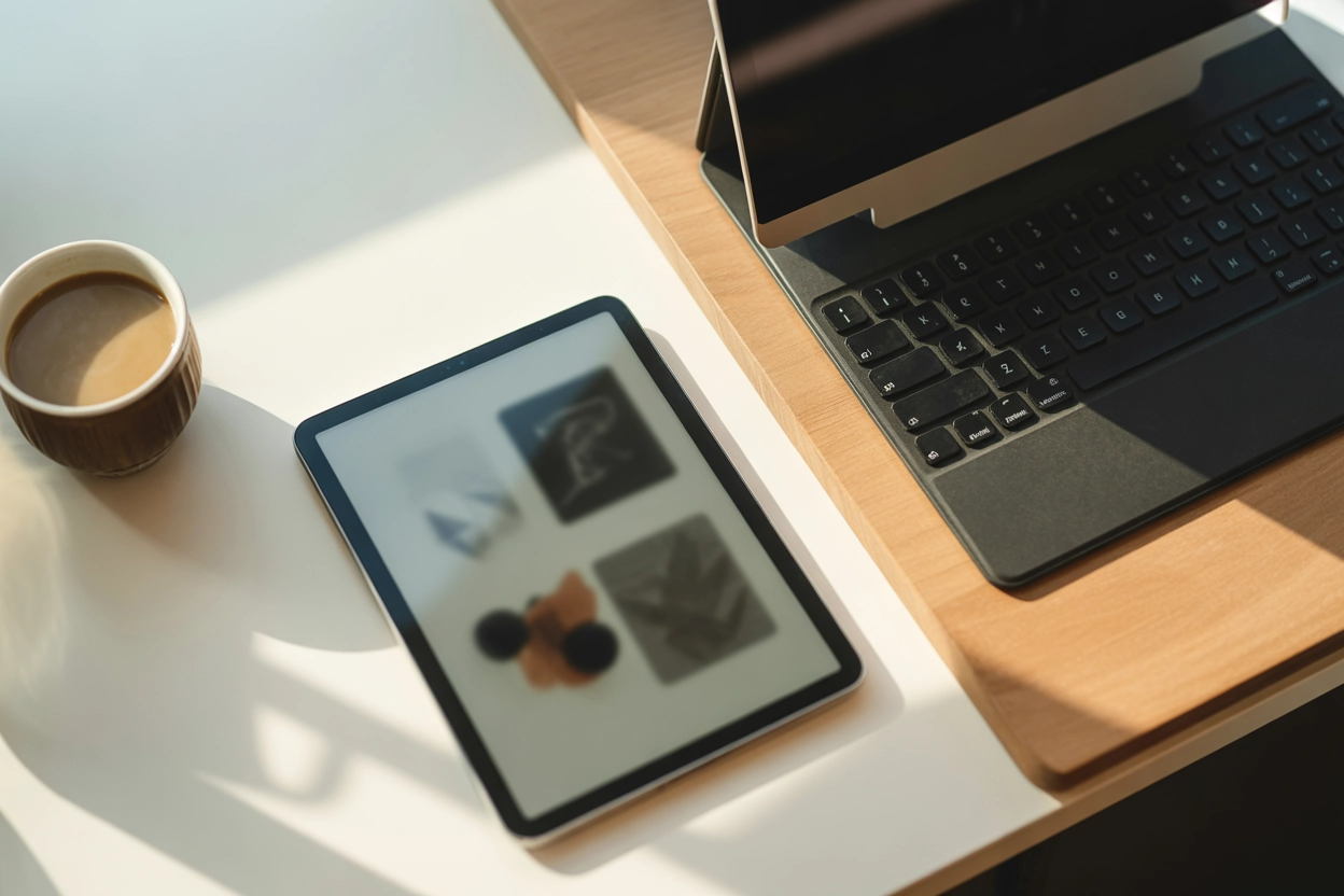 a-top-down-flat-lay-of-a-clean-workspace_YBB8huStSduinqDA1svUiw_-CoQFKD6QFGTjCfqpJjDVw_cover