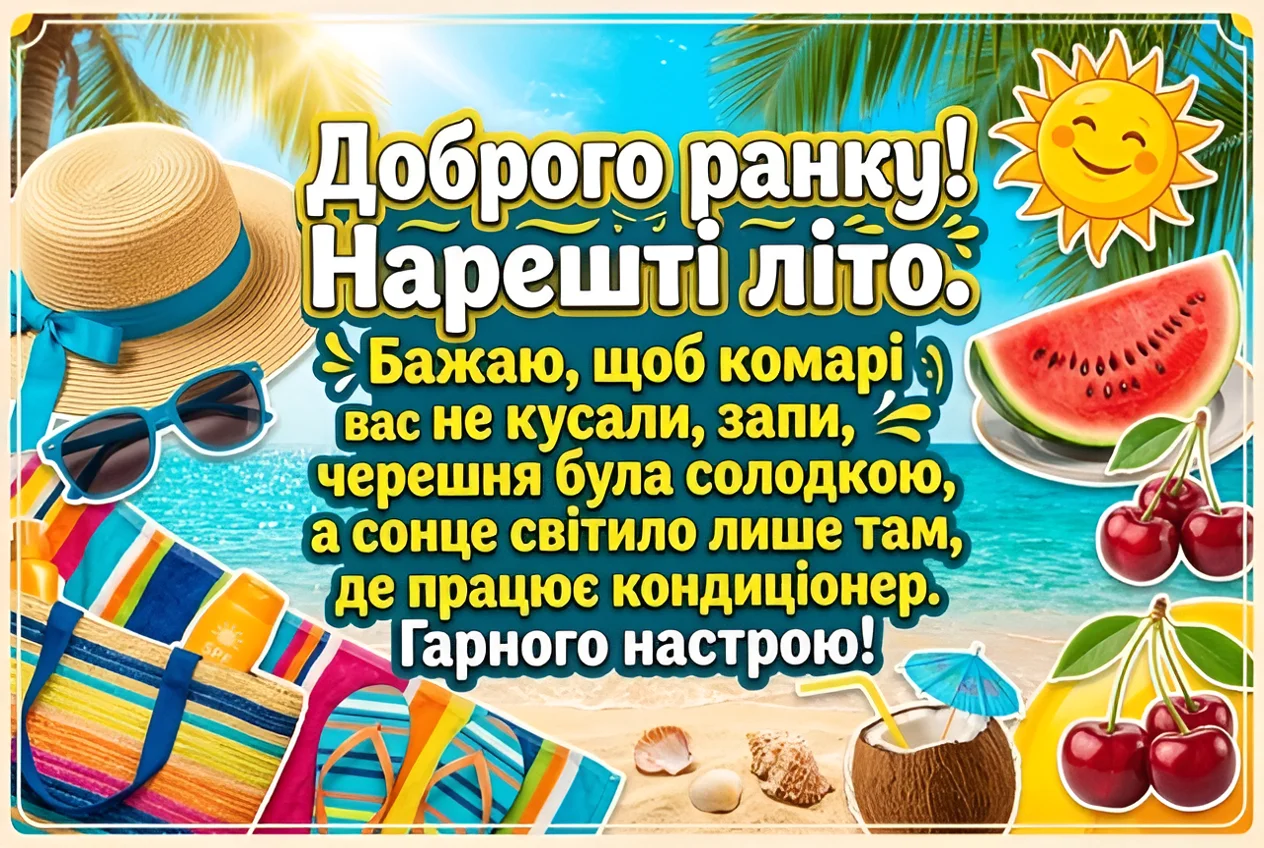 Доброго ранку з першим днем літа: найкращі картинки та щирі побажання для гарного настрою