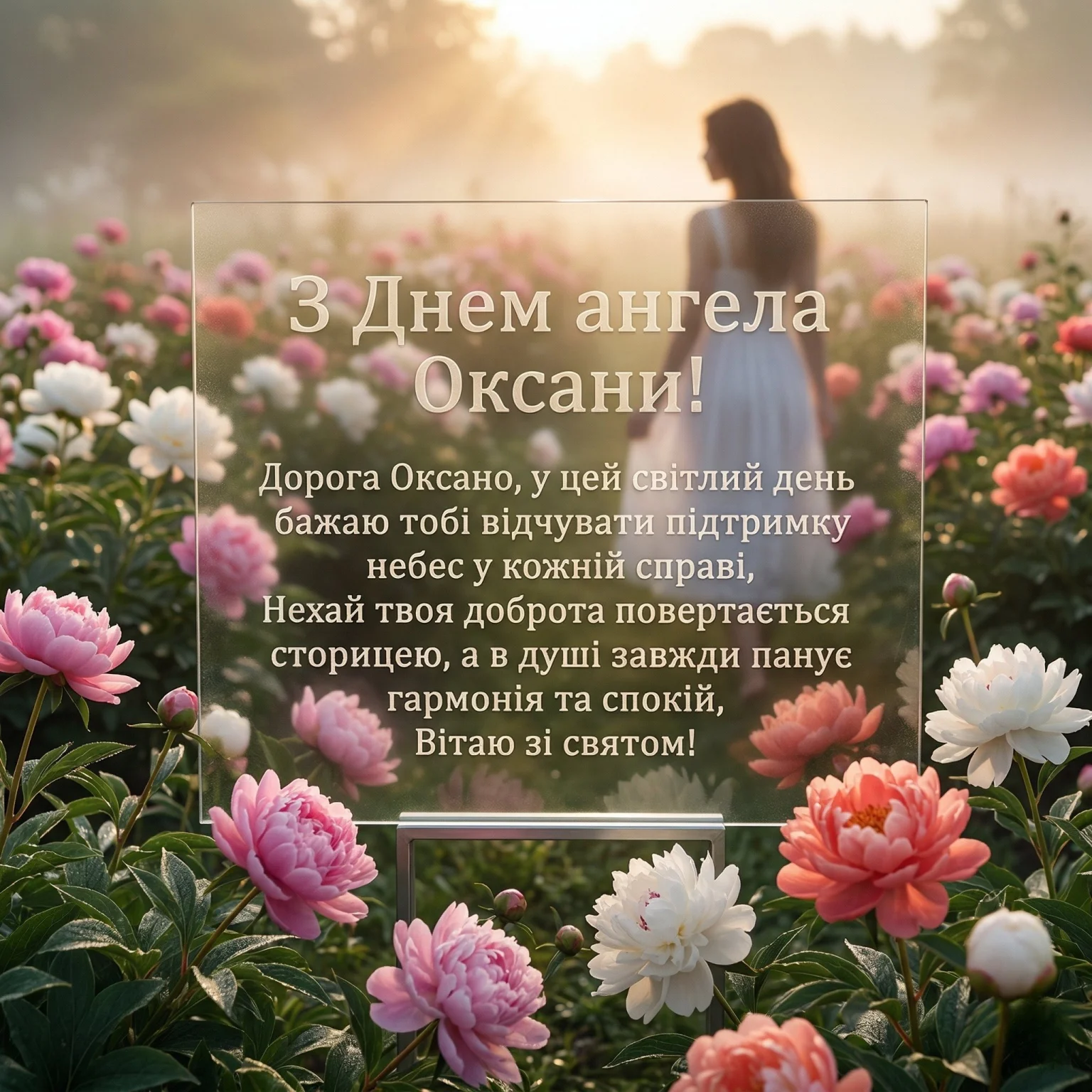 Зворушливі привітання з днем ангела для Оксани: даруйте світло та радість