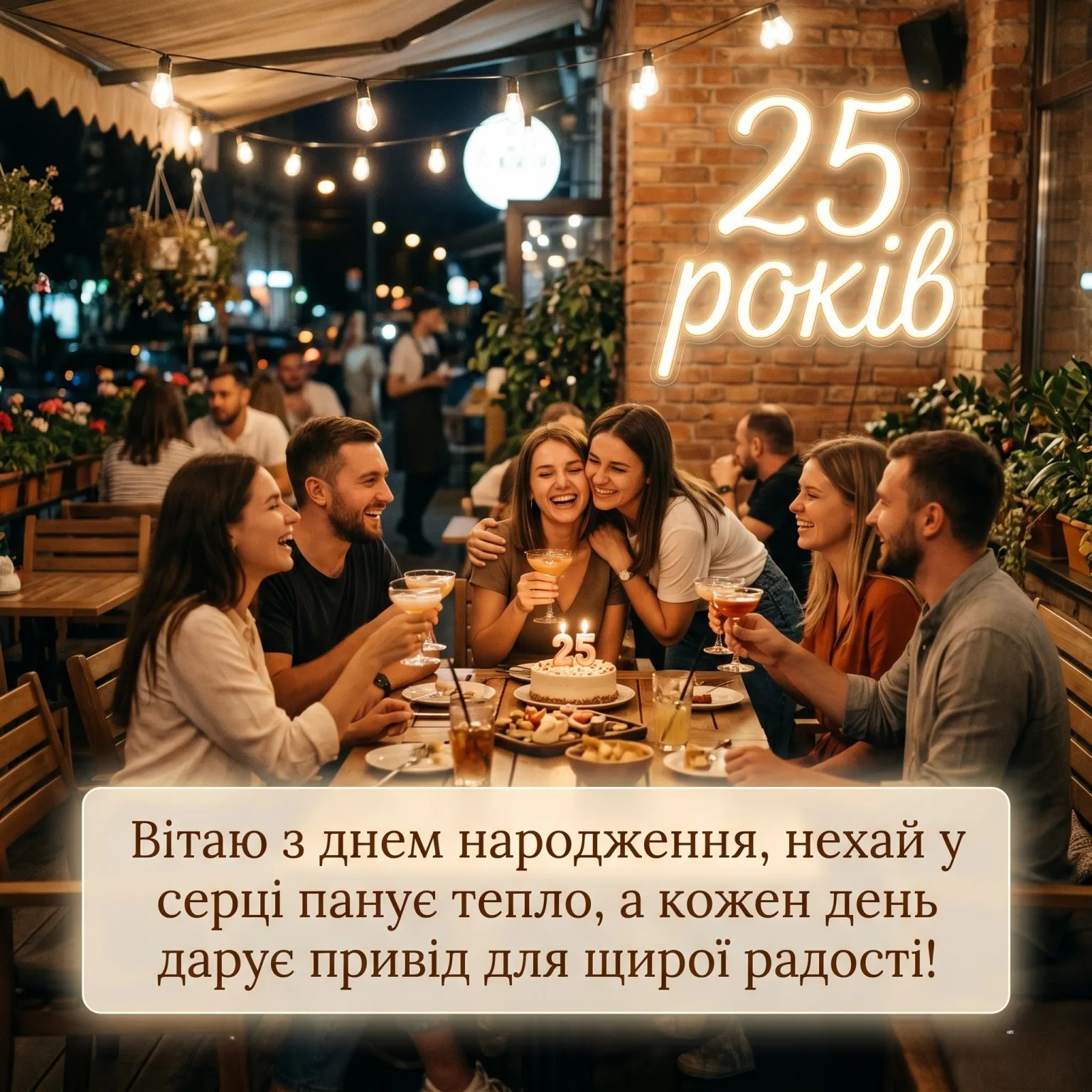 Чверть століття яскравого життя: зворушливі слова на 25-й день народження