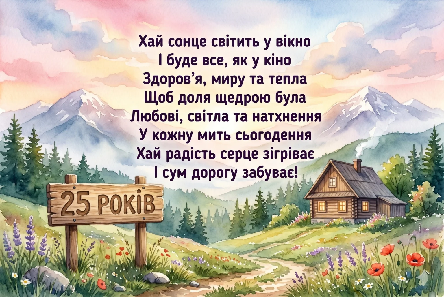 Чверть століття яскравого життя: зворушливі слова на 25-й день народження