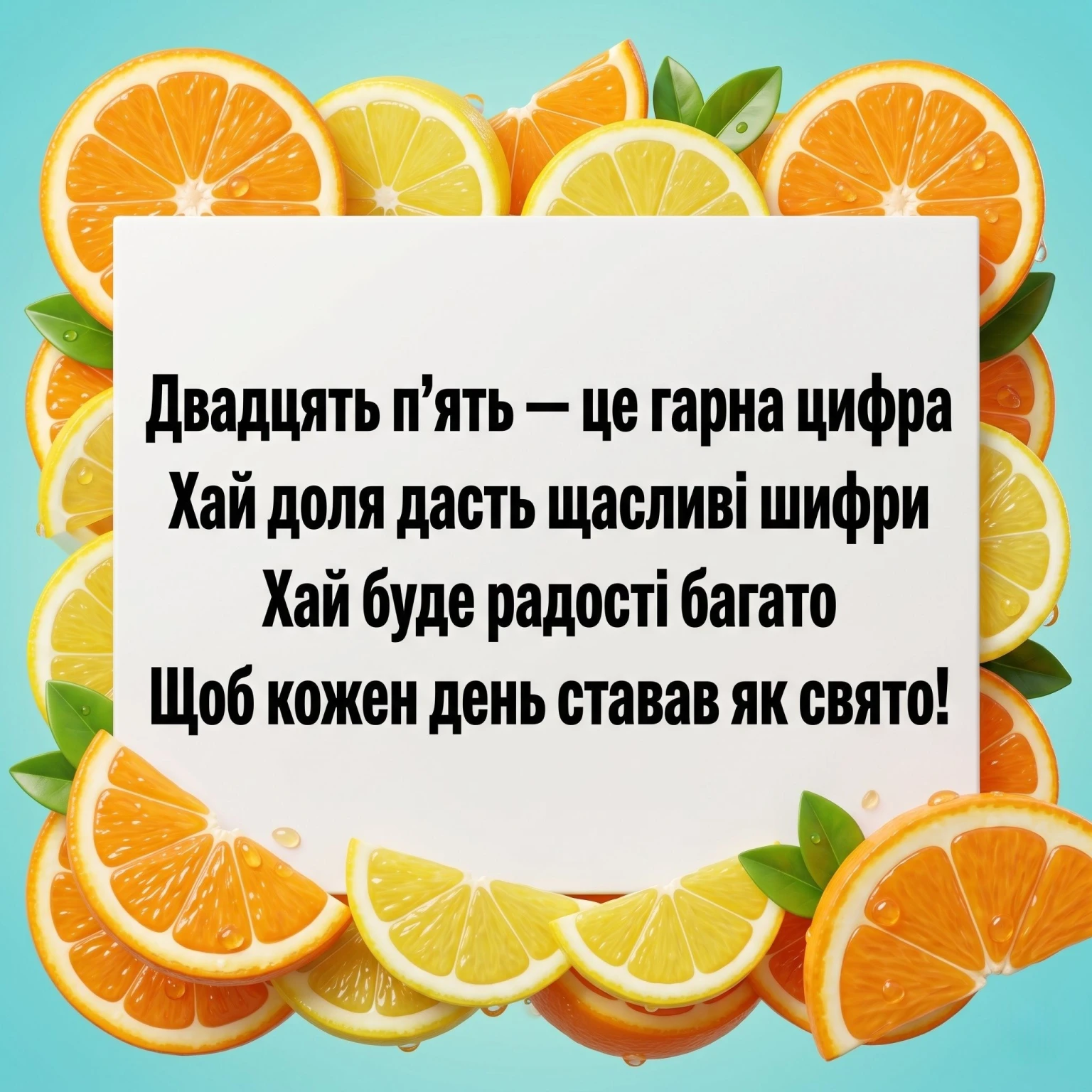 Чверть століття яскравого життя: зворушливі слова на 25-й день народження