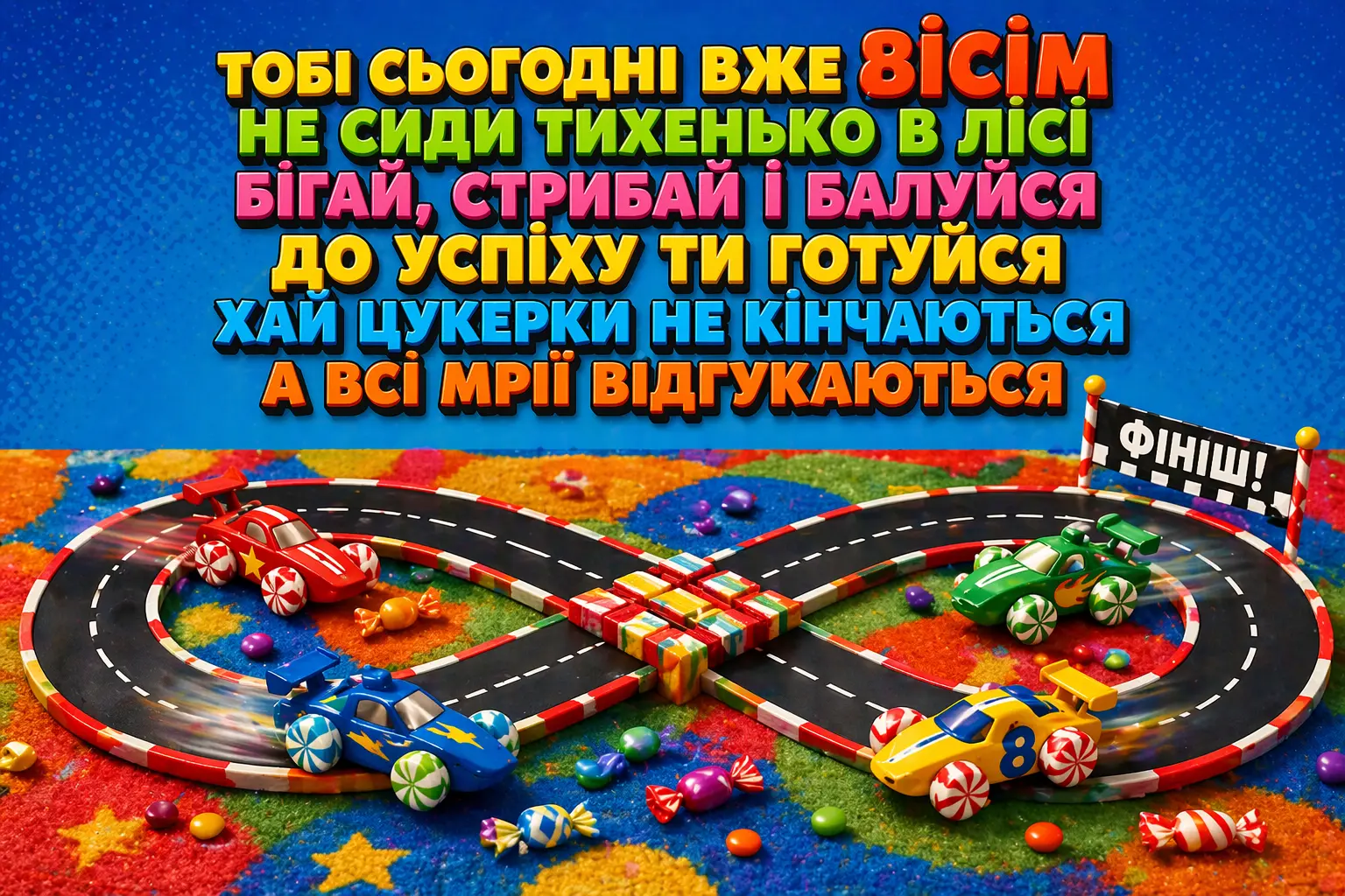 Привітання з 8-річчям хлопчику: від батьків, друзів та рідних