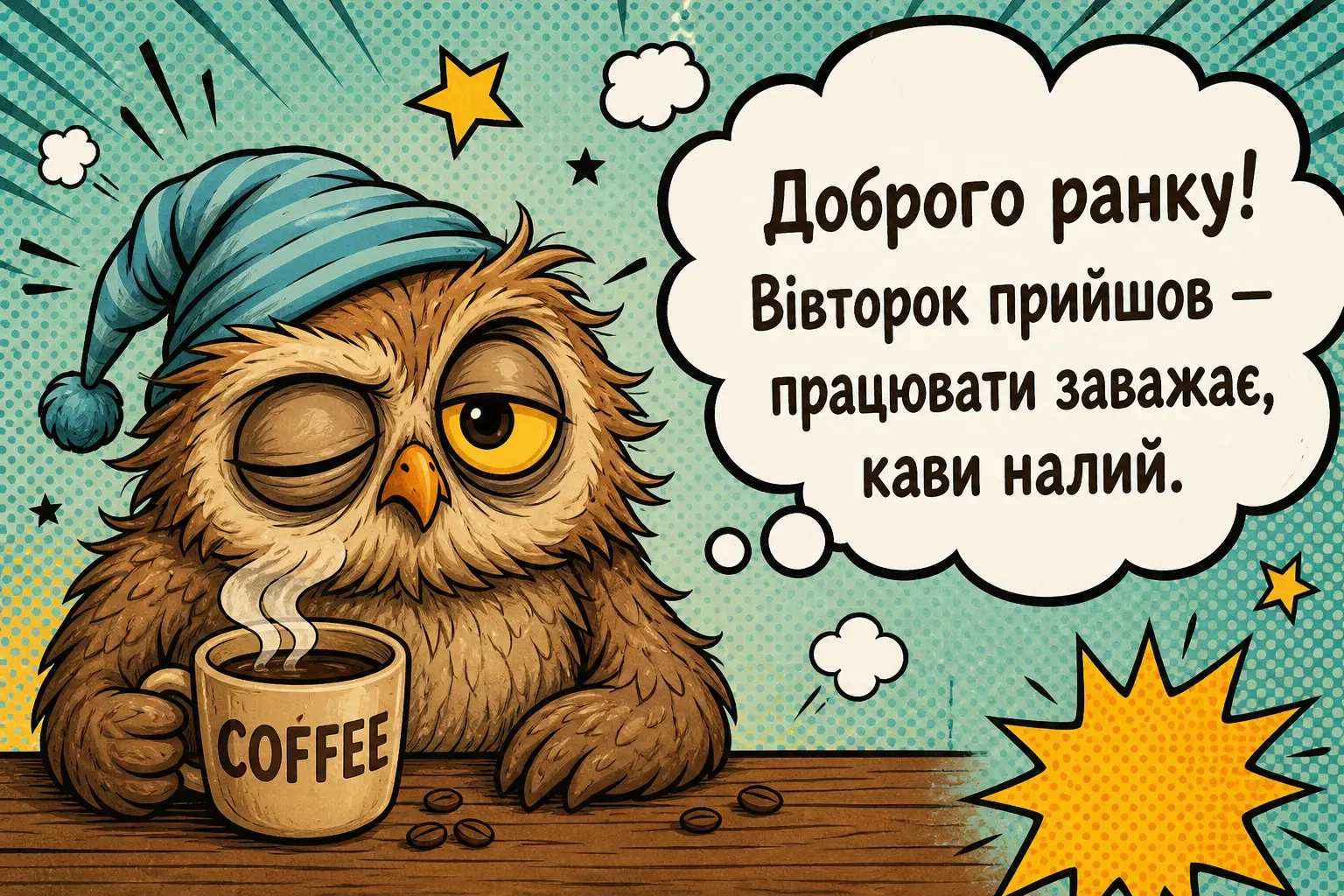 Картинки доброго ранку та гарного вівторка: душевні листівки для натхнення та гарного настрою