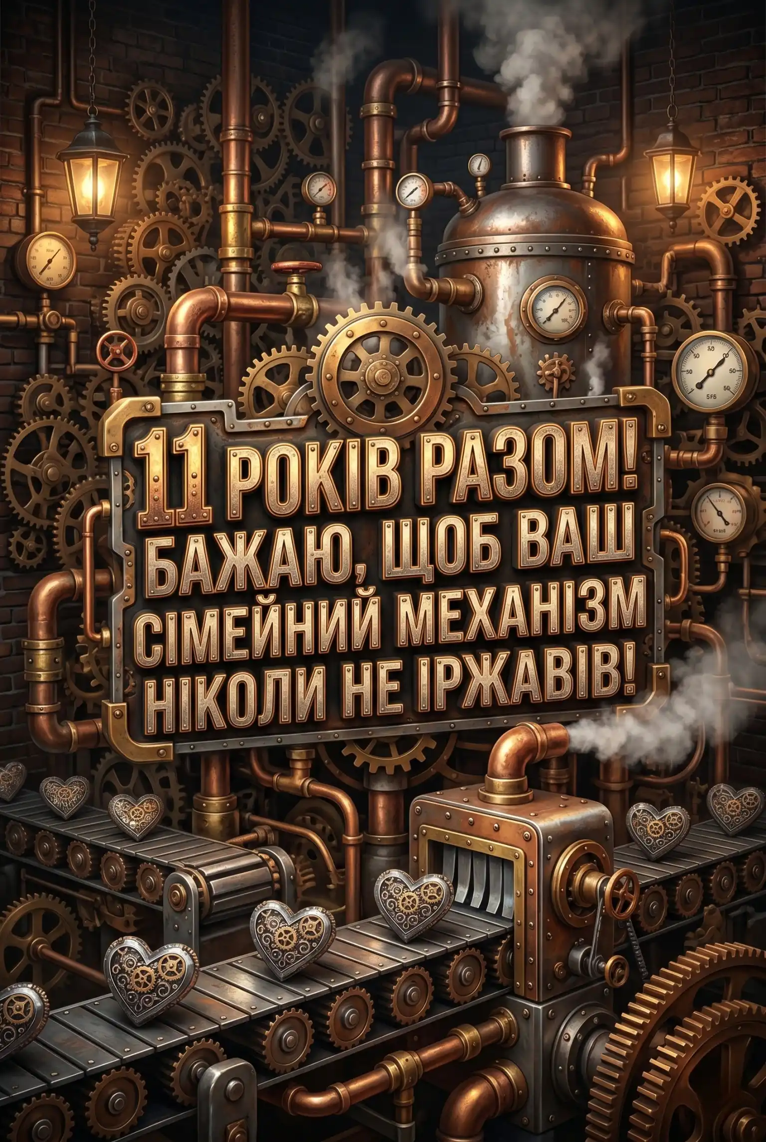 Що побажати на сталеве весілля: 11 років гармонії та вірності