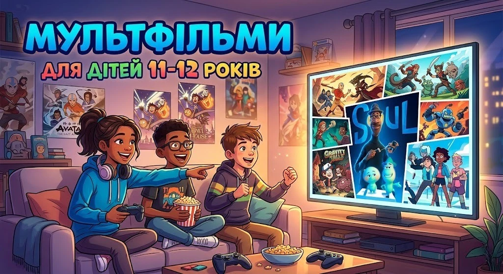 Добірка вихідного дня: мультфільми для дітей 11-12 років на будь-який смак.