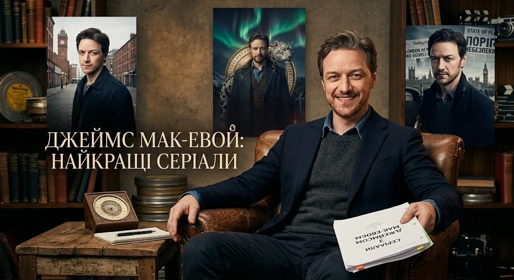 Джеймс Макевой та його найкращі серіали: що подивитися ввечері?