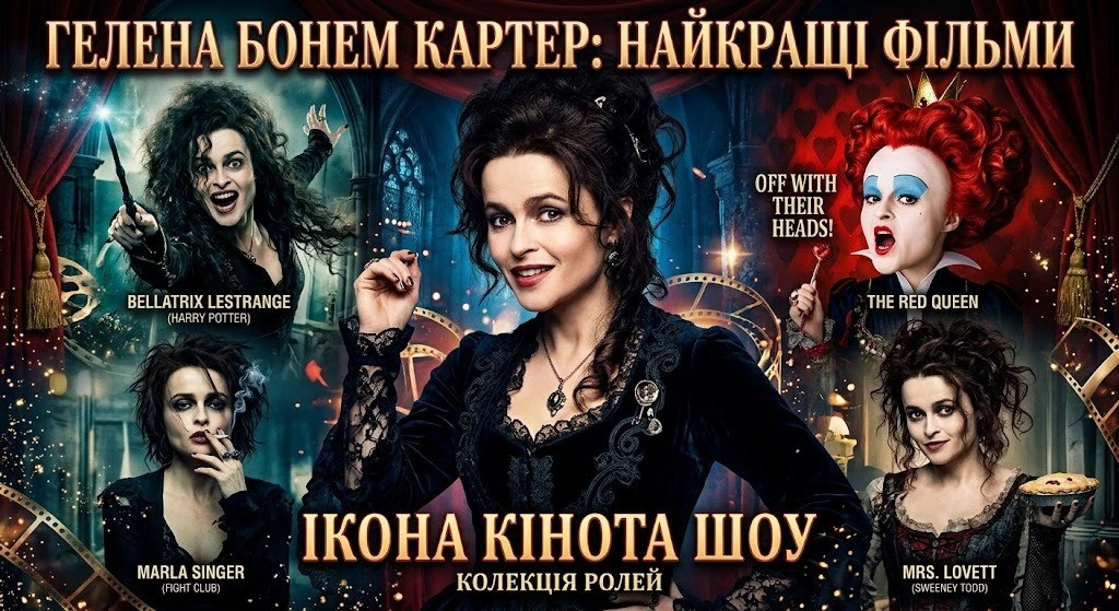 Найкращі фільми Гелени Бонем Картер за всю кар’єру