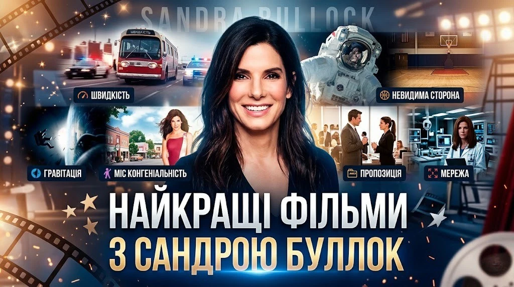 Найкращі фільми Сандри Буллок від трилерів до комедій