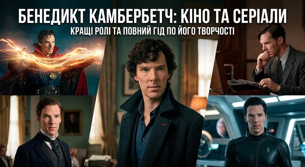 Найкращі фільми й серіали Бенедикта Камбербетча