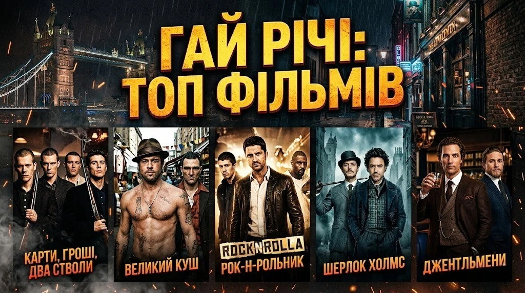 Усі фільми Гая Річі топ повна добірка