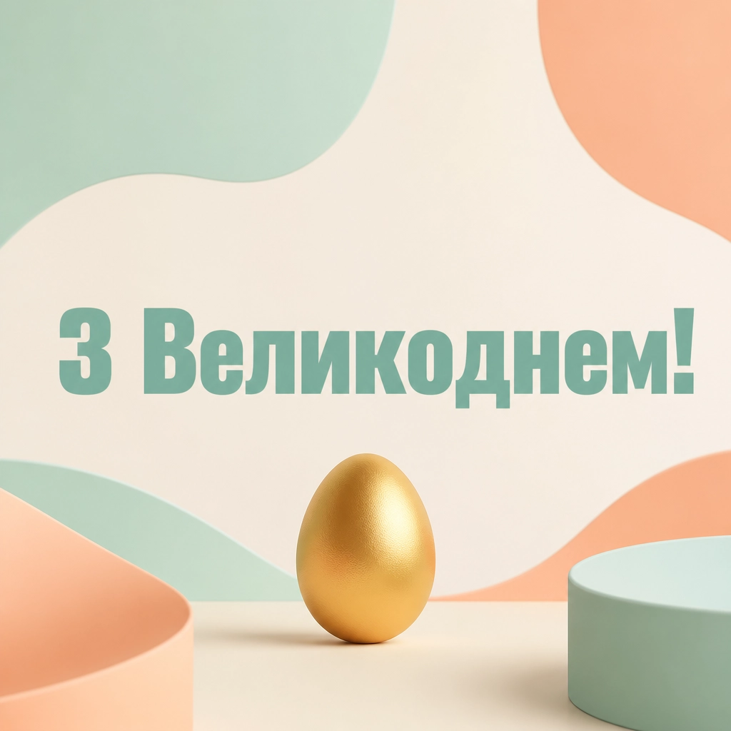 привітання з великоднем