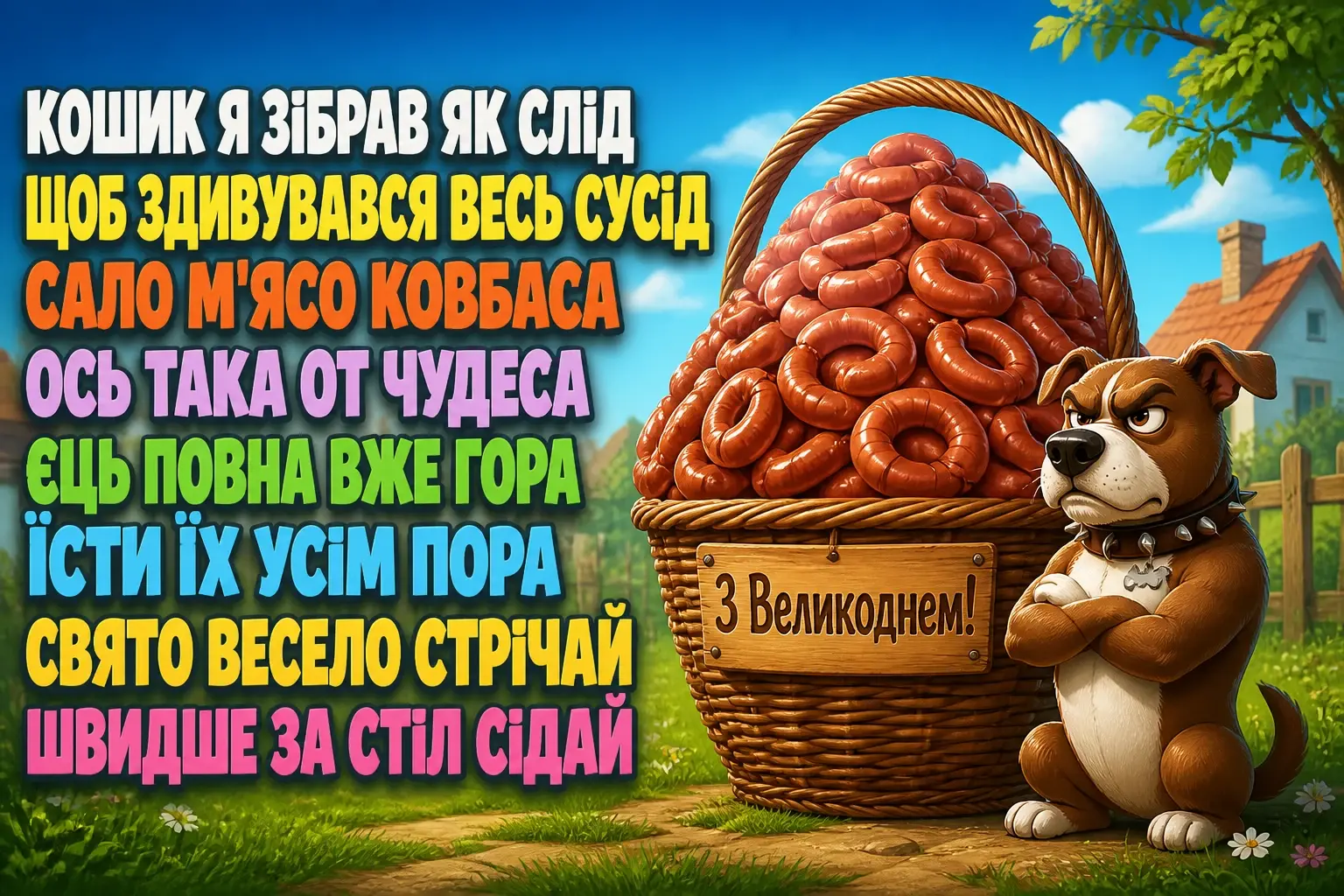 привітання з великоднем