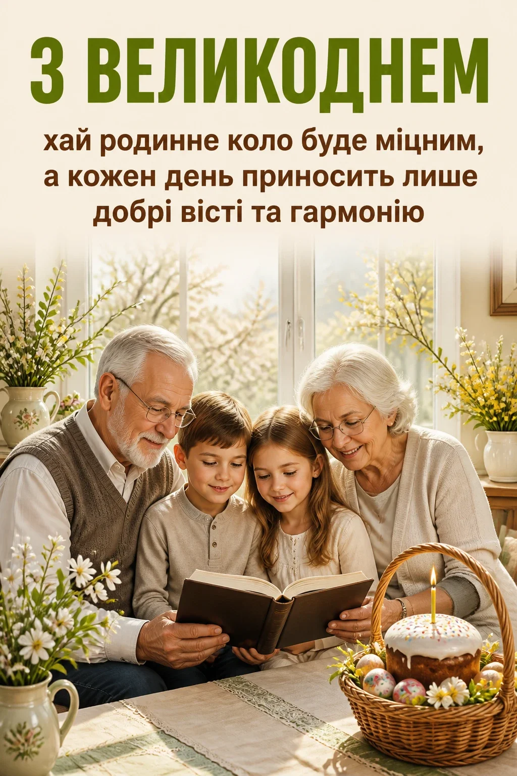 привітання з великоднем