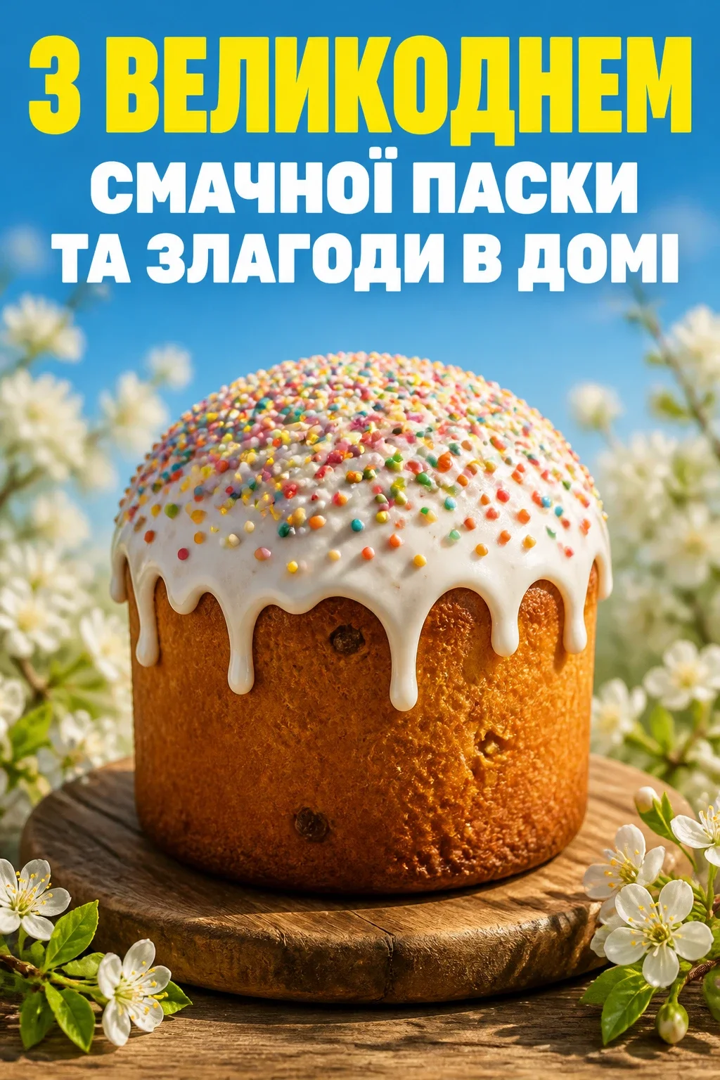 привітання з великоднем