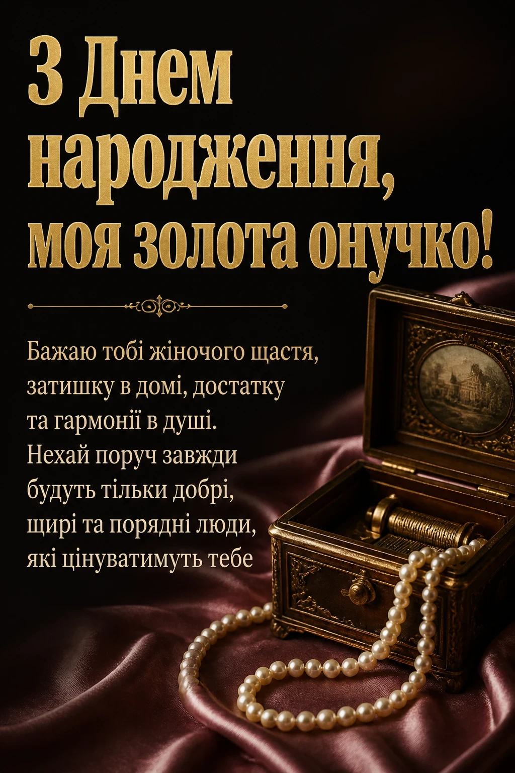 від бабусі внучка онучки привітання з днем народження внучки