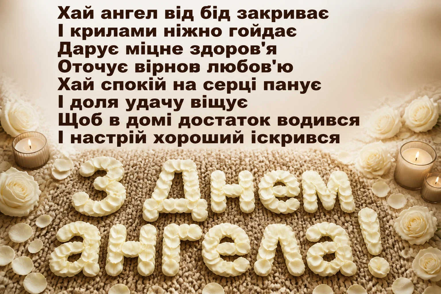 привітання з днем ангела своїми словами, до сліз привітання з днем ангела своїми словами, до сліз