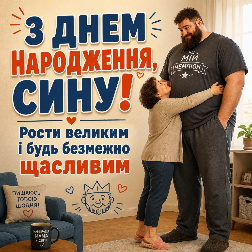 привітання мами з днем народження дорослого сина привітання мами з днем народження дорослого сина